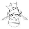 Monkey with crown 2