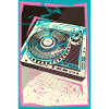 Jeg elsker VINYL, Pop Art, pladespiller, pladespiller