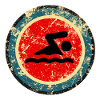 retro swimming sport