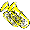 Tuba Blasmusiker