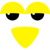Eyes with beak
