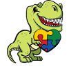 Autismus Dinosaurier