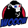 3D Glasses amazed Monkey