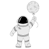 Spaceman astronaut