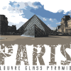 Paris, France- Louvre glass pyramid,