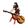 Double bass girl