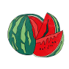 Melon Summer Fruit Delicious Fun Gift