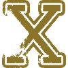 x - Buchstabe