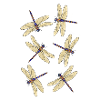 Six dragonflies