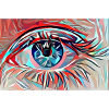 illuminati eye glows