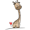 Giraffe Mädchen