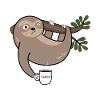 Sloth Coffee Mug Office Colleague