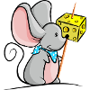Mouse with cheese