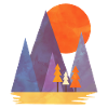 Bunte Berge