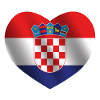 Croatia heart | Croatian flag gift