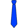Tie blue