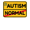 Road sign autism disability gift