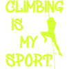 Climbing is my sport