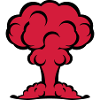champignon nucleaire atomique bombe explosion