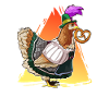 Huhn Dirndl Bayern Brezel Geschenk
