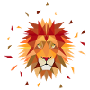 Lion low poly