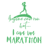 Marathon runner