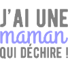 Maman qui déchire cadeau