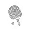 Ping-pong DNA joueur de tennis