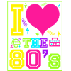 Jeg elsker 80-tallet åttitallet retro
