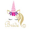 Bride Braut Einhorn Geschenkidee