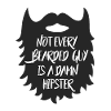 Kein Hipster Bart - Anti Hipster
