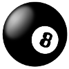 Billiard ball 8