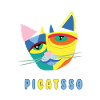 Pi-Cat-Sso Picasso Cat Abstract Art Gift