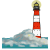 Lighthouse in the storm