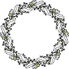 TRIANGULUM - flower wreath Alina