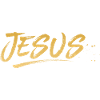Jesus lettering Gold1