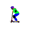 Stunt Scooter Neon