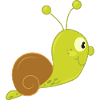 cute cartoon comic snail