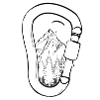 Paragliding paragliding passion carabiner