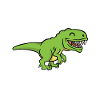 Dinosaurus Tyrannosaurus Rex Dino T-Rex Strip