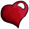 Heart illustration the symbol of love