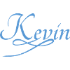 Kevin in cursive script