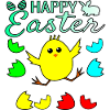 Happy Easter chick