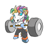 Einhorn Krafttraining