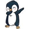 Dabbing Penguin
