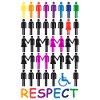 Respect / respect - love all peaople