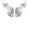 Angel Wings Angel Wings Angel Wings Hvid Hvid