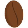 Coffee bean brown