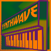 Synthwave Keyboard Green Orange