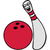 Cheeky Comic Bowling Pin